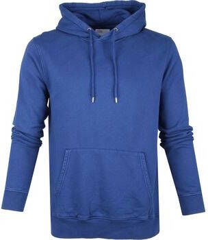 Colorful Standard Sweater Organic Hoodie Blauw