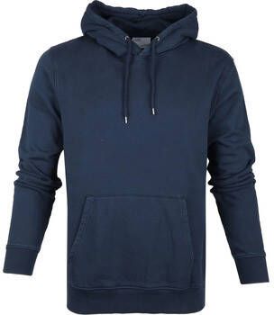 Colorful Standard Sweater Organic Hoodie Donkerblauw