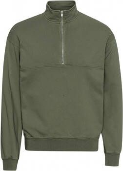 Colorful Standard Sweater Sweatshirt 1 4 zip Organic dusty olive