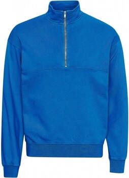 Colorful Standard Sweater Sweatshirt 1 4 zip Organic pacific blue