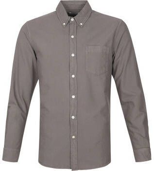 Colorful Standard Overhemd Lange Mouw Overhemd Storm Grey