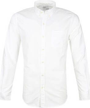 Colorful Standard Overhemd Lange Mouw Overhemd Wit