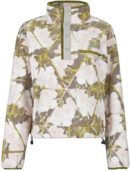 Columbia Fleece Jack HELVETIA II PRINTED CROPPED HALF SNAP FLEECE