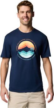 Columbia T-shirt Korte Mouw Path Lake II Graphic Tee