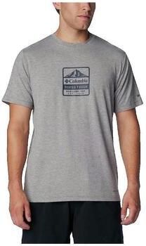 Columbia T-shirt Korte Mouw T-shirt Kwick Hike gris