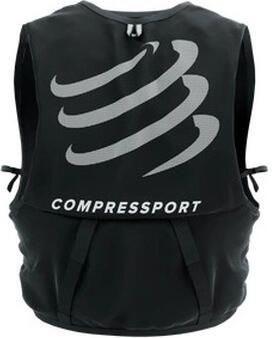 Compressport Sporttas Evo 10 Pack Black + 2x Soft Flask