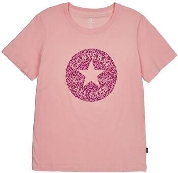 Converse T-shirt Korte Mouw Chuck Taylor All Star Leopard Patch Tee