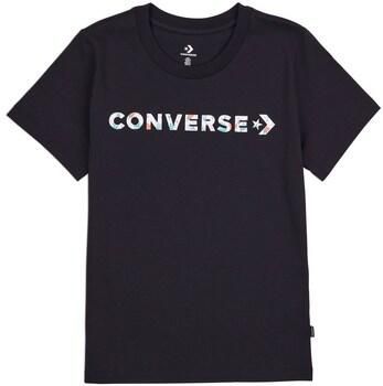 Converse T-shirt Korte Mouw Floral Logo Graphic