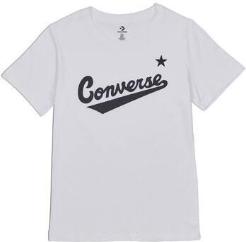 Converse T-shirt Korte Mouw Scripted Wordmark Tee