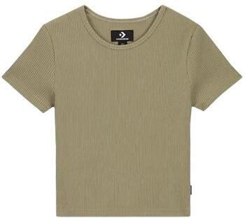 Converse T-shirt Korte Mouw The Rib Crop