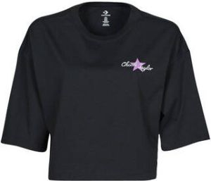 Converse T-shirt Korte Mouw CHUCK INSPIRED HYBRID FLOWER OVERSIZED CROPPED TEE