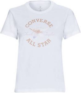 Converse T-shirt Korte Mouw FLORAL CHUCK TAYLOR ALL STAR PATCH