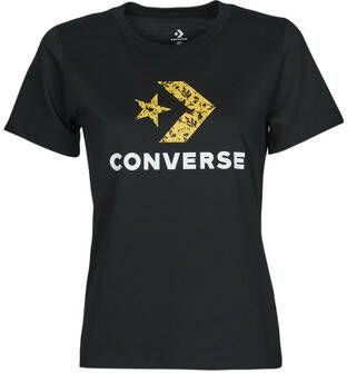 Converse T-shirt Korte Mouw STAR CHEVRON HYBRID FLOWER INFILL CLASSIC TEE