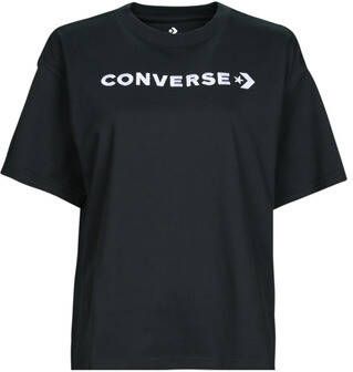 Converse Strip Wordmark Relaxed Tee T-shirts Kleding black maat: XS beschikbare maaten:XS