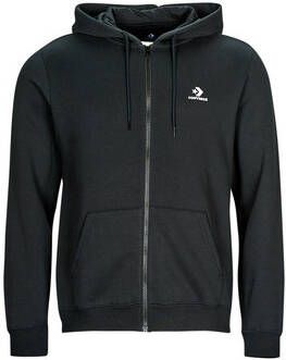 Converse Sweater GO-TO EMBROIDERED STAR CHEVRON FULL-ZIP HOODIE