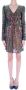 Costume National Glitterdetail Achterkant Rits Jurk Meerkleurig Dames - Thumbnail 1