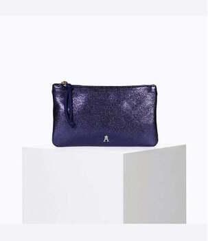Craie Handtas Petite Pochette Metal Bleu