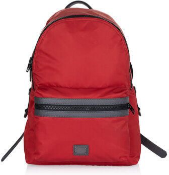 Dolce & Gabbana Elegante rode nylon-leren rugzak Red - Foto 8