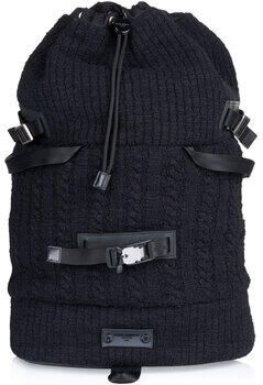 Dolce & Gabbana Zwart Zilver Wol Tricot Rugzak nen Black - Foto 10