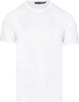 Dolce & Gabbana Witte T-shirts Regular Fit Ronde hals Korte mouwen White Heren - Foto 8
