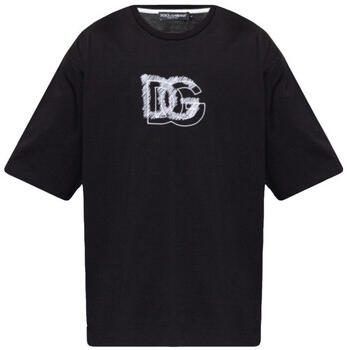 D&G T-shirt Korte Mouw D&G T-SHIRT G8OK4Z FU7EQ N0000 BLACK