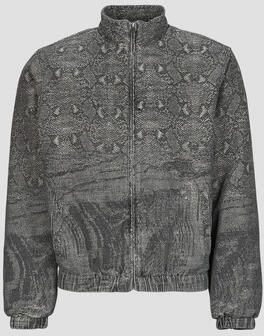 Daily Paper Spijkerjack DENIM SNAKE TRACK JACKET