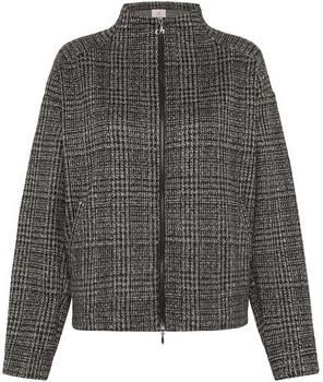 Deha Blazer Check Jacquard Full-Zip Jacket