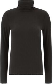 Deha T-Shirt Lange Mouw Cashmere Blend High Neck T-Shirt