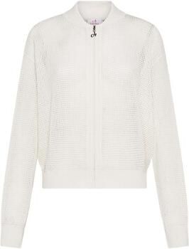 Deha Vest Mesh-Effect Full-Zip Sweater