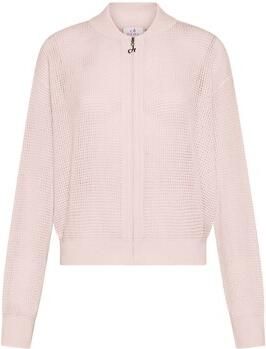 Deha Vest Mesh-Effect Full-Zip Sweater