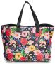 Desigual Elegante zwarte schoudertas met contrasterende details Multicolor Dames - Thumbnail 1