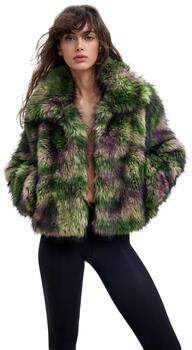 Desigual Blazer FAKE FUR_CAMOMILLE_LA 26WWEW02 - Foto 4