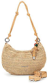 Desigual Handtas BAG HALF LOGO RAFFIA WAVERLY