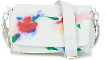 Desigual Witte Uitschuifbare Handtas met Meerdere Compartimenten Multicolor Dames