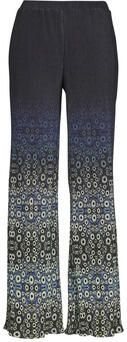 Desigual wide leg regular waist broek donkerblauw - Foto 3