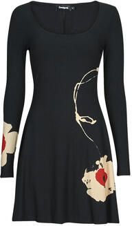 Desigual Lente Zomer Dames Midi Jurk Black Dames - Foto 5
