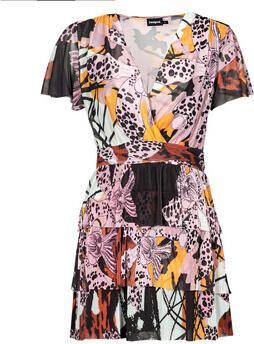 Desigual Multicolor Stijlvolle Korte Jurk voor Vrouwen Multicolor Dames - Foto 6