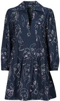 Desigual Jurk Abstracte jurk met gezichtsprint Casual mini-jurk