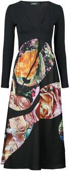 Desigual Lange Jurk BOUQUETS LACROIX