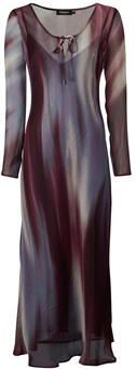 Desigual midi jurk met print meerkleurig