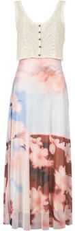 Desigual zomerjurk lichtroze - Foto 4