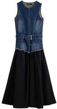 Desigual Lange Jurk VEST_POPLIN 25WWVD03