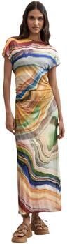 Desigual midi zomerjurk met print meerkleurig - Foto 4