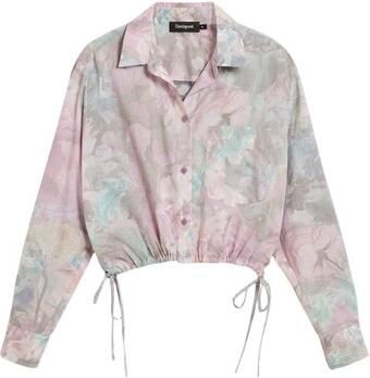 Desigual Overhemd CAM_FLOWERS_LACRO 26SWCW25 - Foto 4