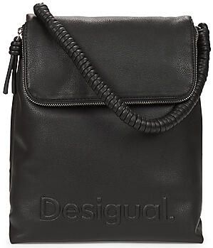 Desigual Zwarte Polyurethaan Damesrugzak Lente Zomer Black Dames