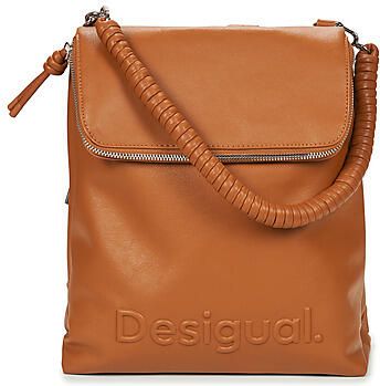 Desigual Stijlvolle damesrugzakken voor lente zomer Brown Dames