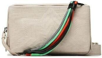 Desigual Beige Schoudertas met ritssluiting en ritszakken Beige Dames - Foto 3