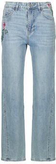 Desigual high waist straight leg jeans medium blue denim - Foto 4