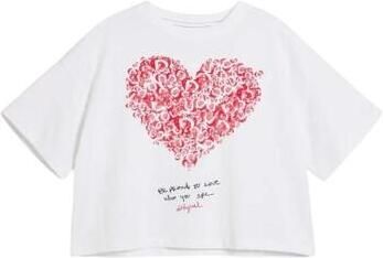 Desigual T-shirt Korte Mouw 26SGTK11 1000 - Foto 4