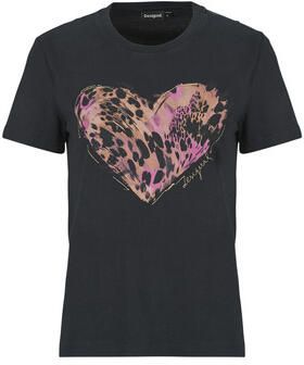 Desigual T-shirt Korte Mouw TIGER COR - Foto 4